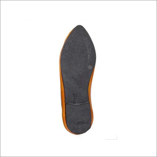 Mens Fancy Tan Mojari - Leather, Various Sizes Available, Tan Color | Breathable Design, Low Heel, Semi Round Toe Style, Ideal For Ethnic Wear