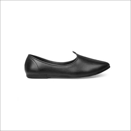 Mens Black Mojari - Metal, Versatile Wear For Rainy, Spring, Summer & Winter | Elegant Design With Timeless Appeal