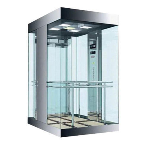 Krisha Engineering Auto Door Elevator - Material: Stainless Steel