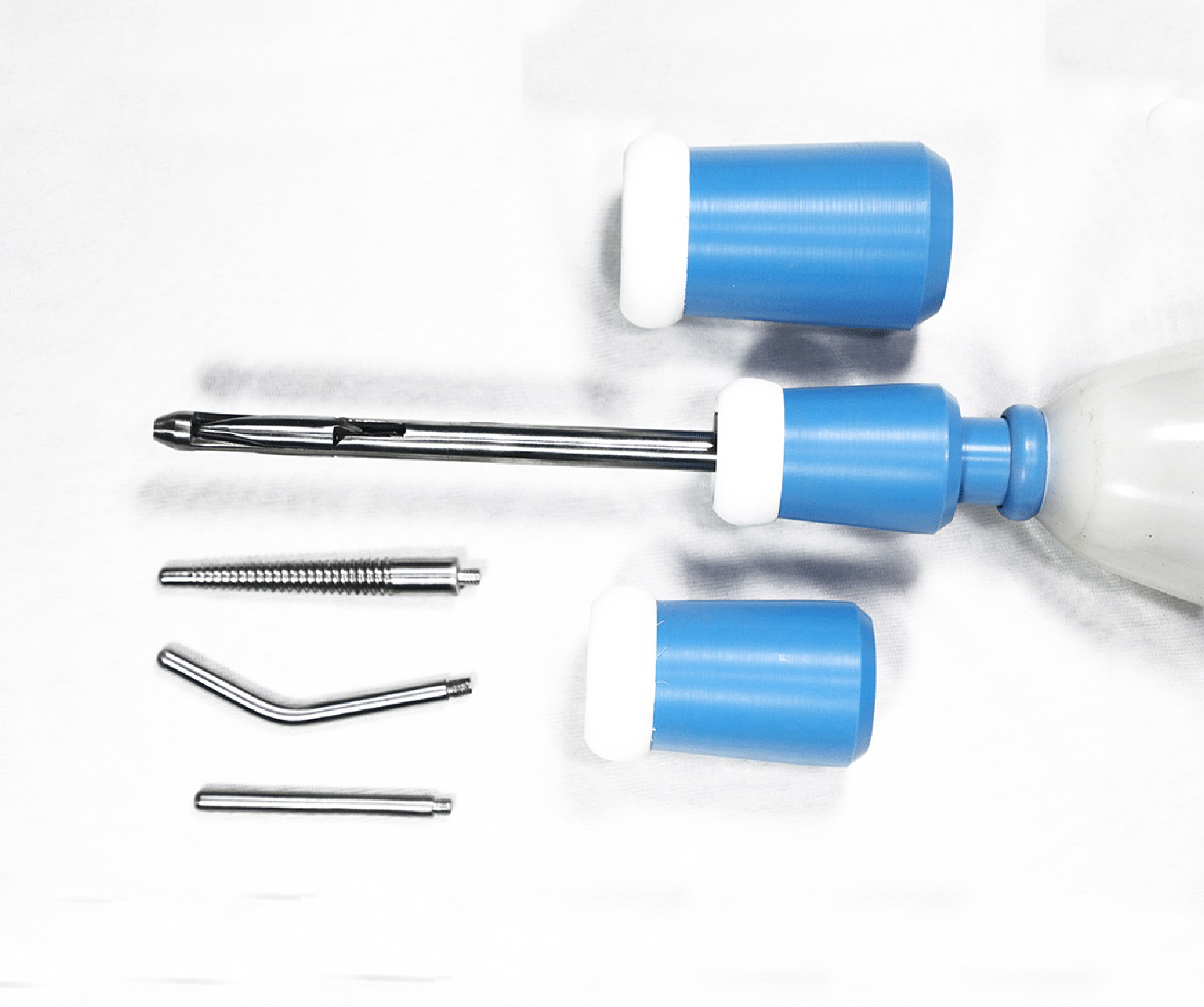 Laparoscopic Gynecology Mangeshkar Type Uterine Manipulator - Color: Blue