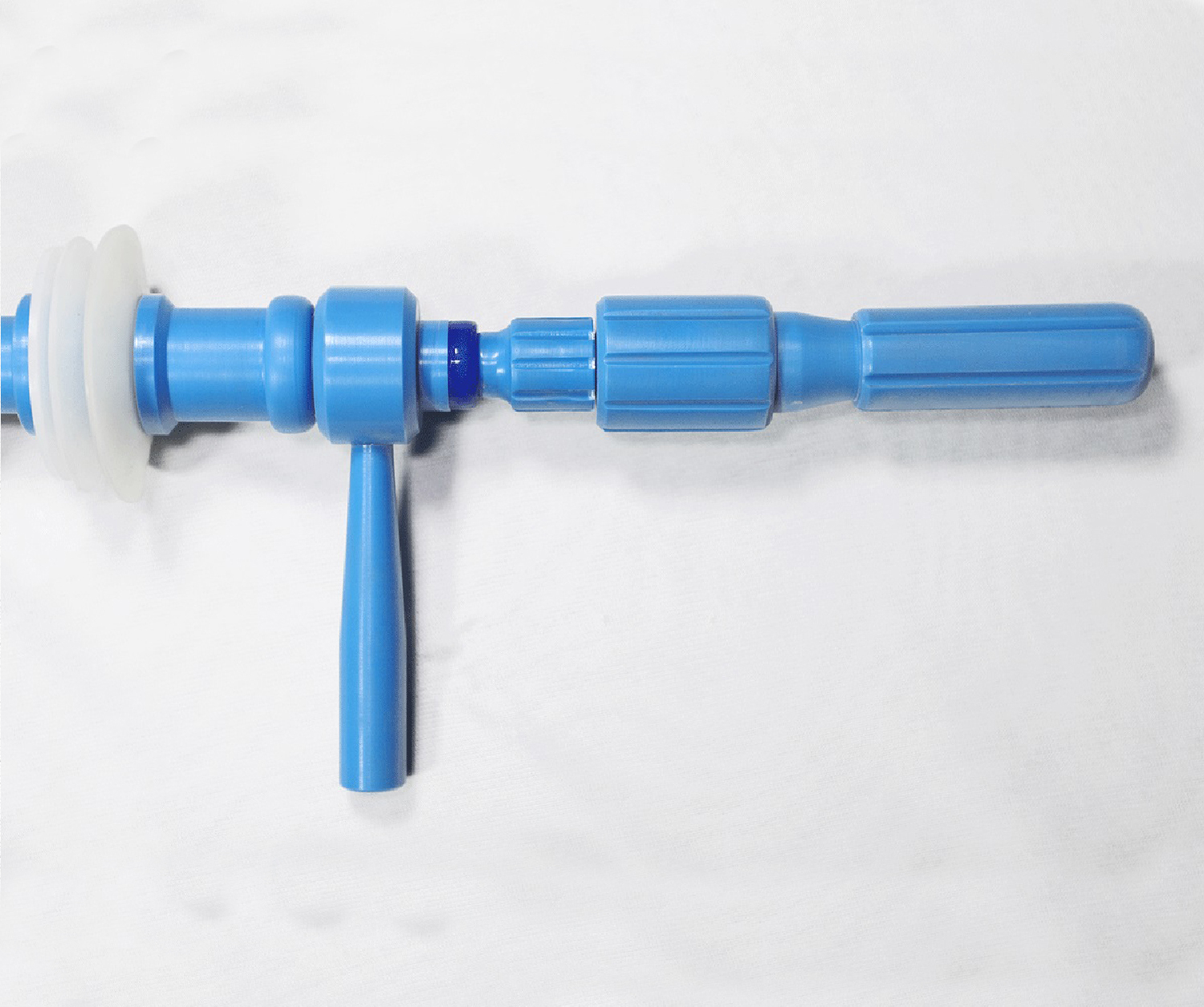 Laparoscopic Gynecology Mangeshkar Type Uterine Manipulator - Color: Blue