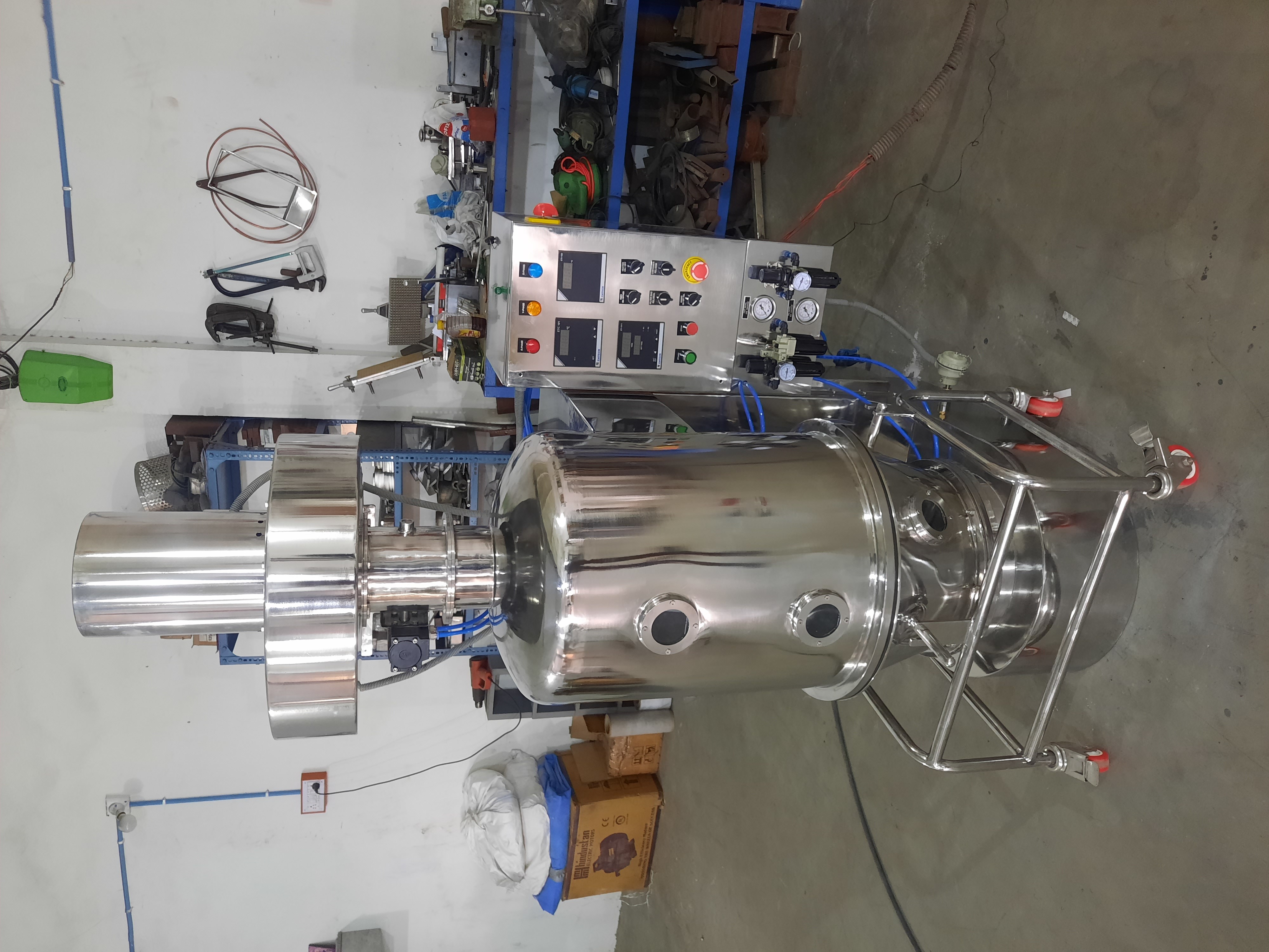 Fluid Bed Dryer - Color: Silver
