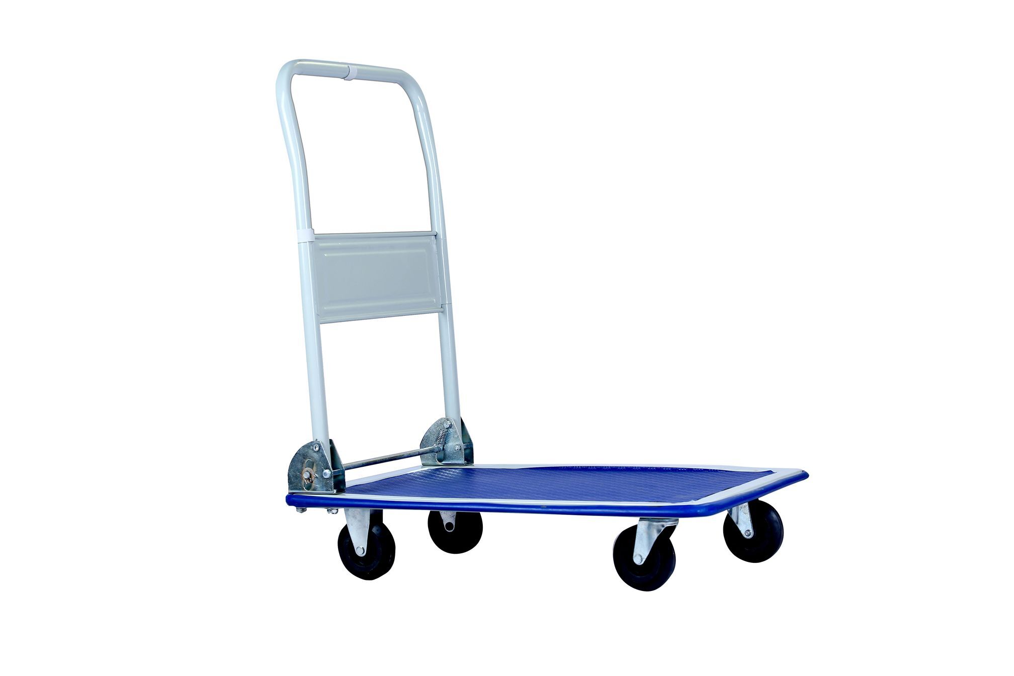 Metal Trolley - Durable Metal Construction | Commercial Use, Blue Color