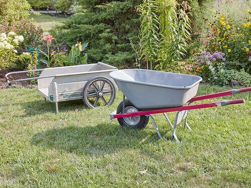 Bigapple Garden Wheel Barrow With 90l Water And 160kg Weight Loading Capacity - Application: Industrial