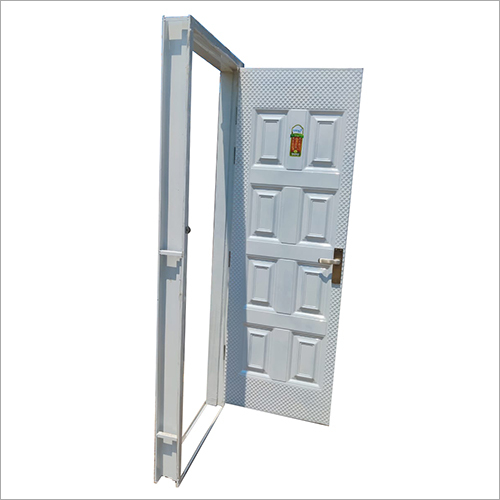 Keewador Hollow Metal Safety Doors - Stainless Steel Material Various Sizes White Color | High Density Wood Termite Resistant Impact & Flame Resistant