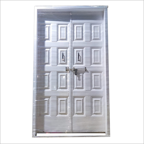 Keewador Hollow Metal Safety Doors - Stainless Steel Material Various Sizes White Color | High Density Wood Termite Resistant Impact & Flame Resistant