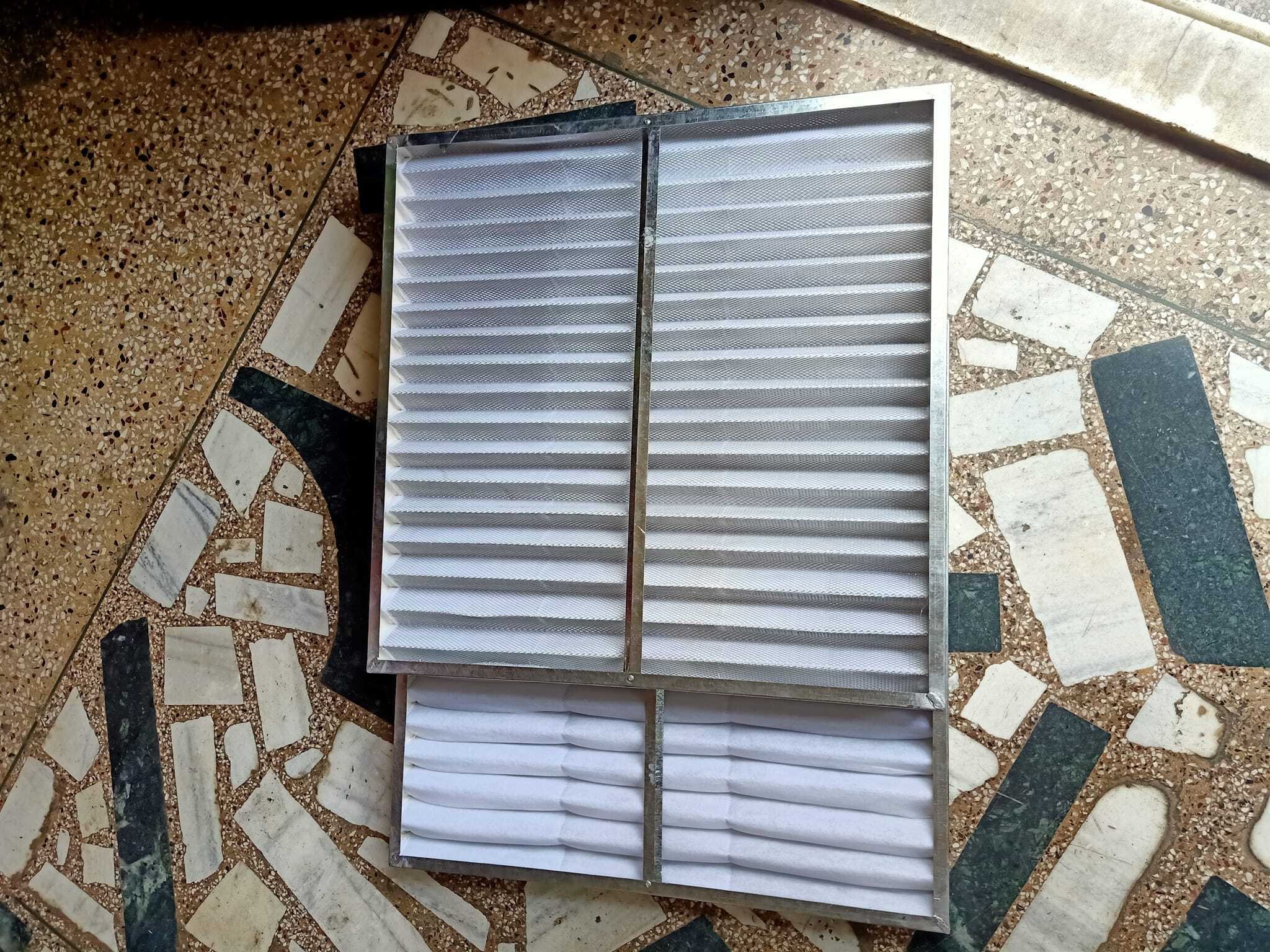 Air Handling Unit Filter - Galvanized Steel, Aluminum Anodized, Ss304 | Washable, High Dust Holding Capacity, Low Initial Pressure Drop