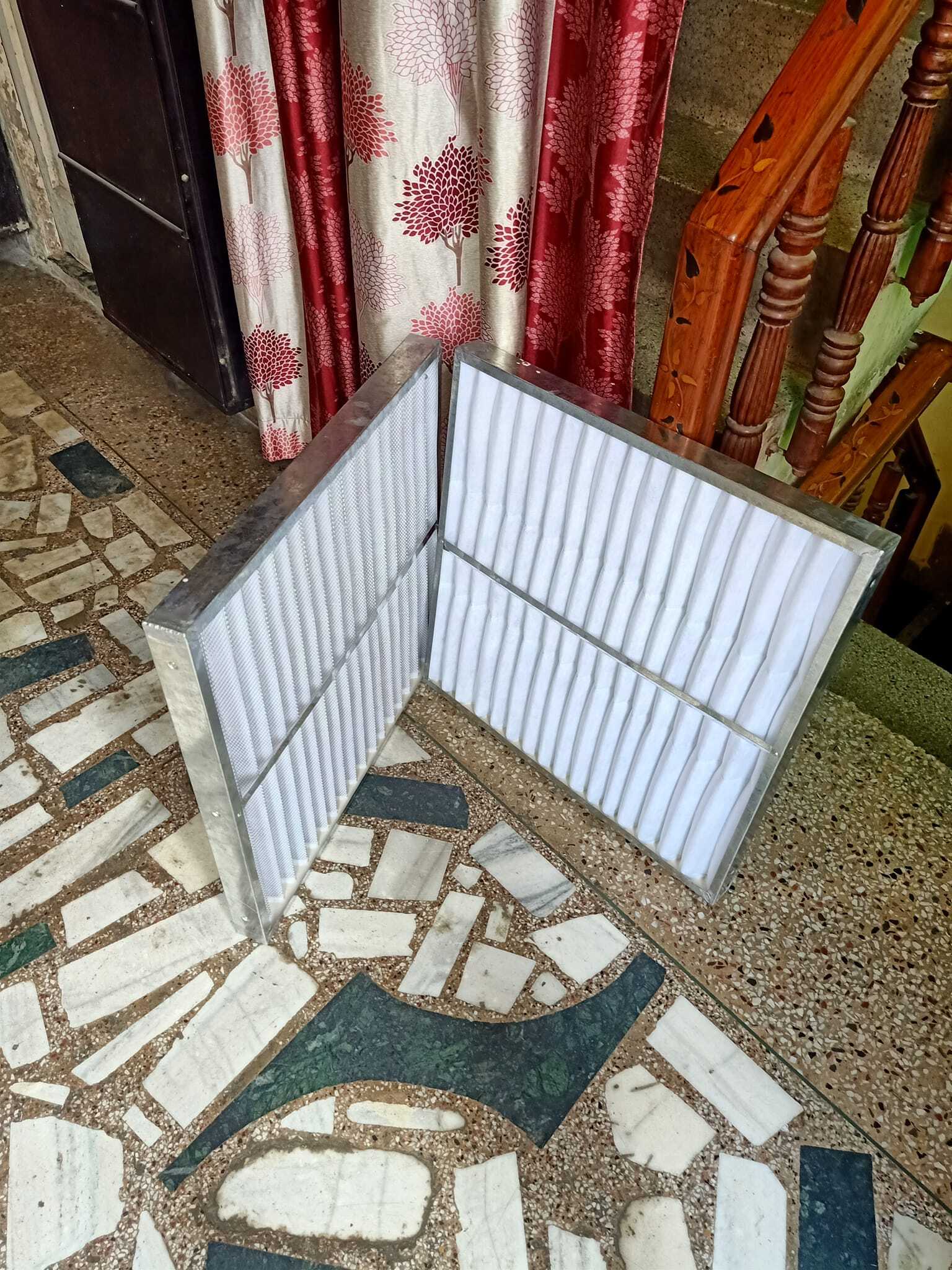 Air Handling Unit Filter - Galvanized Steel, Aluminum Anodized, Ss304 | Washable, High Dust Holding Capacity, Low Initial Pressure Drop