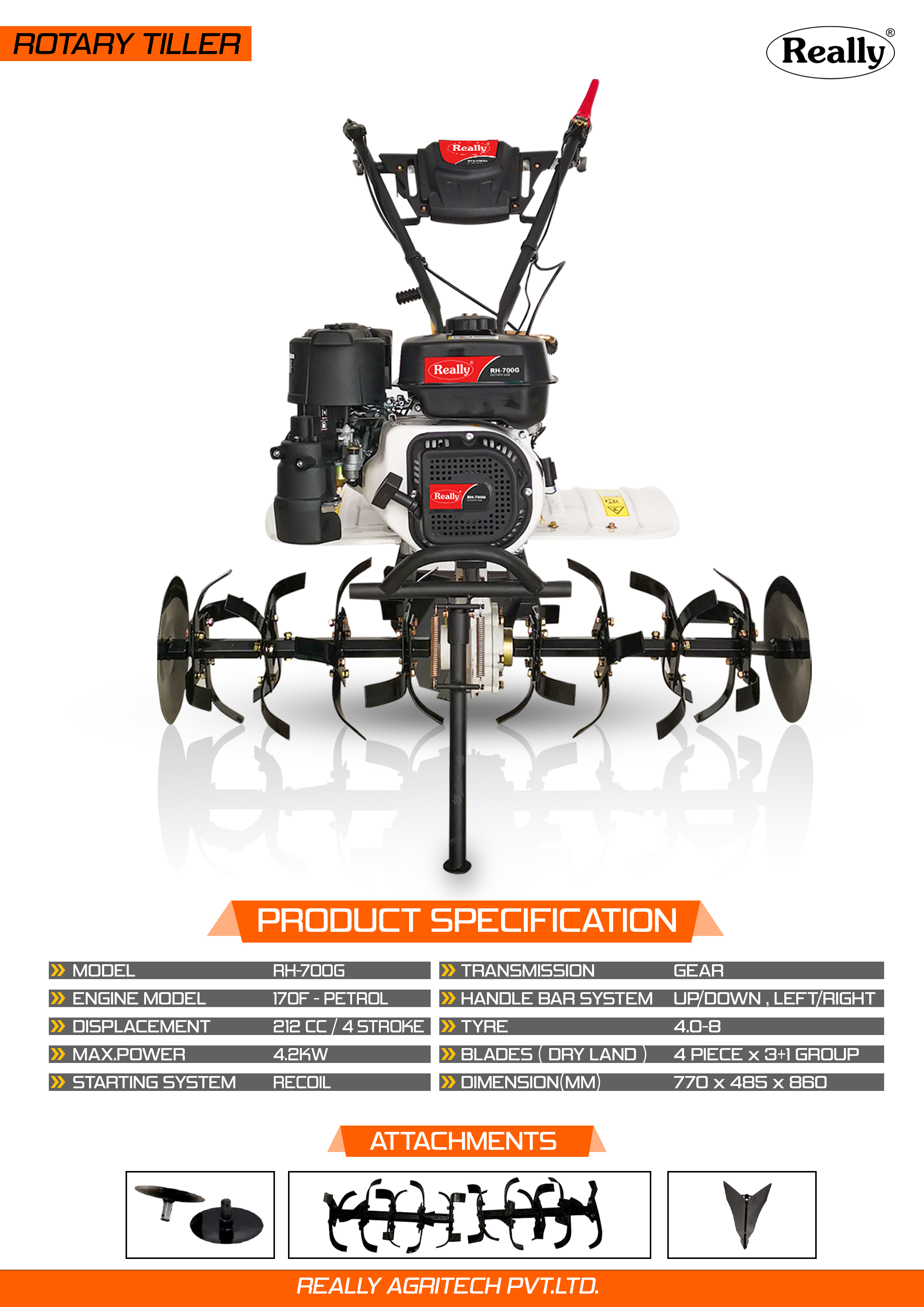 Really 700g Petrol Power Weeder