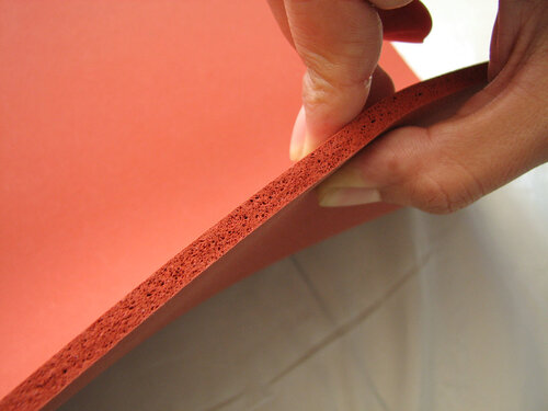 ORANGE SILICONE RUBBER PAD