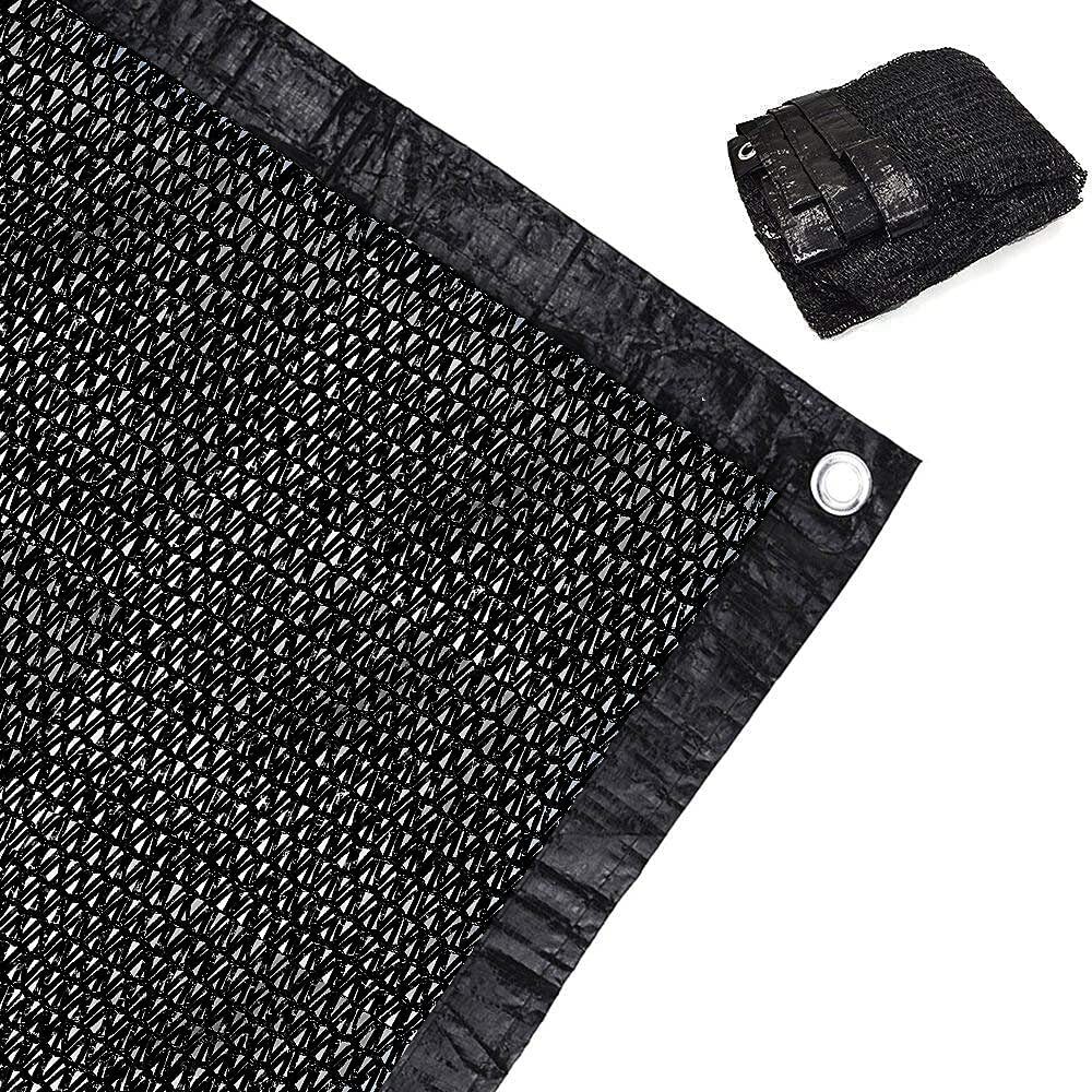 50% Black Shade Net - Hdpe Material, Max Width 6 Mt., Customized Length, Uv Stabilized Coating, Available In Black, Green, Beige & More