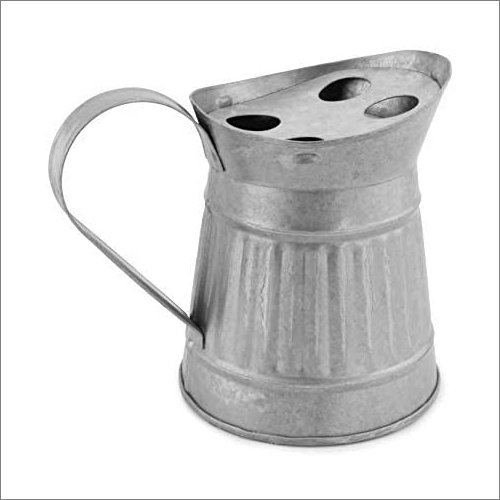 Galvanized Auld Home Farmhouse Galvanized Toothbrush Holder Pitcher