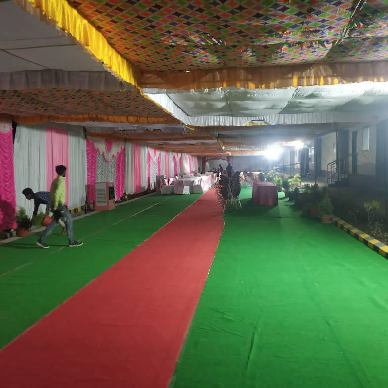 Mandap Flooring Net - Hdpe 16x32 Ft | Uv Coated, Soft Finish, Available In Beige, Pink, Orange, White, Red, Blue, 75% & 90% Shade, 3-year Warranty