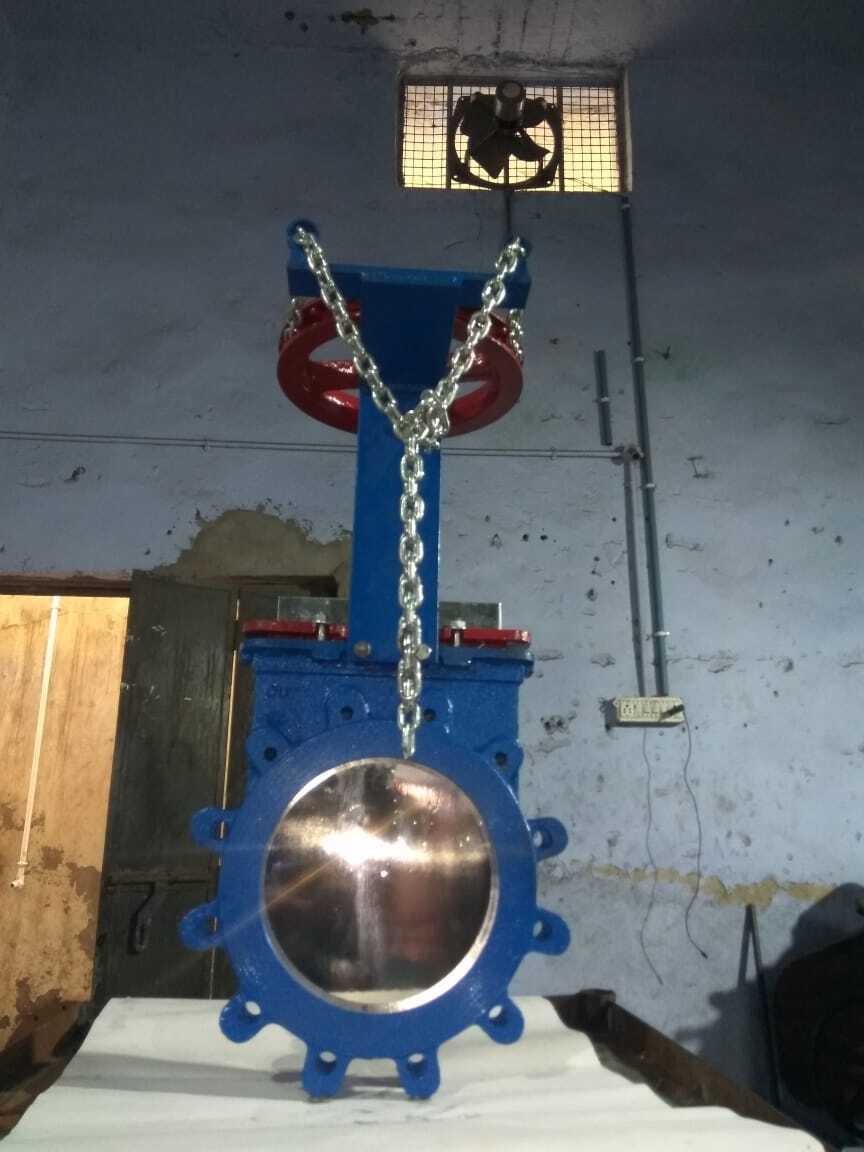 Knife Edge Gate Valve - Flanged Lugged Wafer Type, Ci/cs/ss Material | 2" To 48" Size, Handwheel & Pneumatic/electric Operation, Customized Colors
