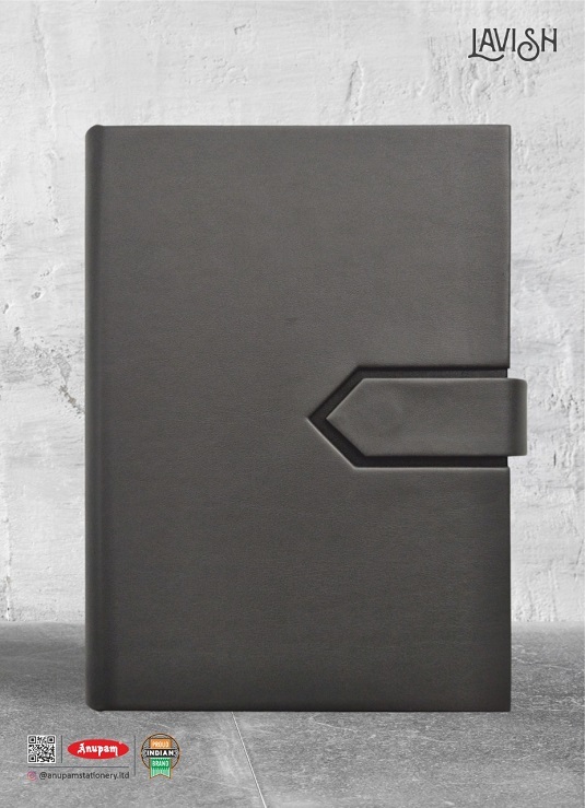 Anupam Lavish Undated Diaries - Fine Leather Textured Dual Tone Pu Cover, High Quality Ph Neutral & Acid Free Paper, Magnetic Closure With Pen Loop