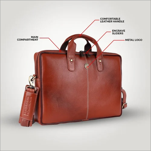 Hammonds Flycatcher Laptop Leather Messenger Bag