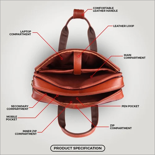 Hammonds Flycatcher Genuine Leather Office Bag