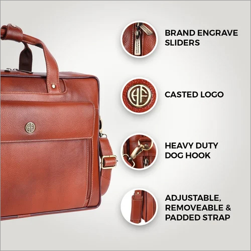 Hammonds Flycatcher Genuine Leather Office Bag