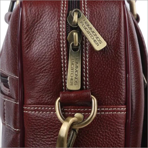 Lb201br Hammonds Flycatcher Genuine Leather Brown Laptop Messenger Bag