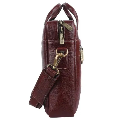Lb201br Hammonds Flycatcher Genuine Leather Brown Laptop Messenger Bag