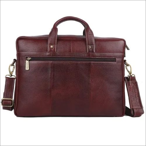 Lb201br Hammonds Flycatcher Genuine Leather Brown Laptop Messenger Bag