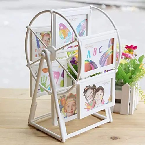 White Wheel Photo Frame