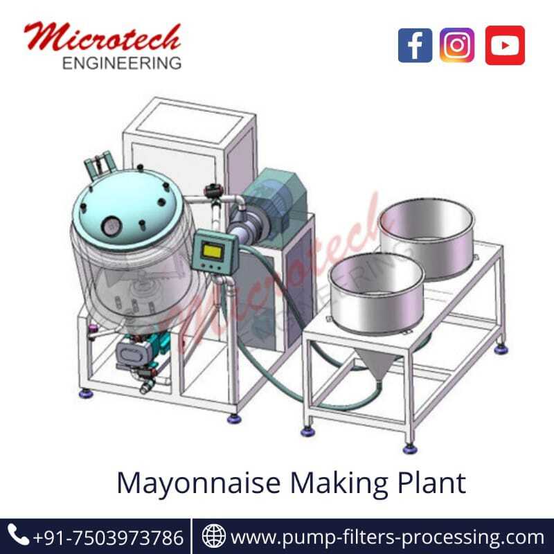 Mayonnaise Processing Plant - Capacity: 200-5000 Kg/hr