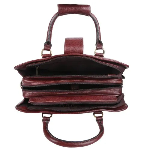 Lb209 Hammonds Flycatcher Genuine Leather Brown Laptop Messenger Bag