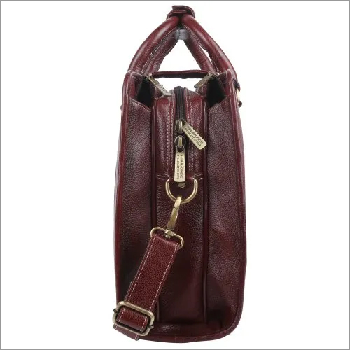 Lb209 Hammonds Flycatcher Genuine Leather Brown Laptop Messenger Bag