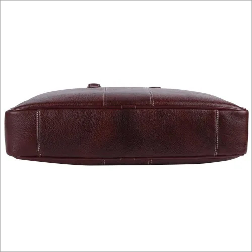 Hammonds Flycatcher Laptop Messenger Bag - Leather, 39x9x29 Cm, Brown | Unisex, Zipper Closure, Solid Pattern, 1-year Warranty