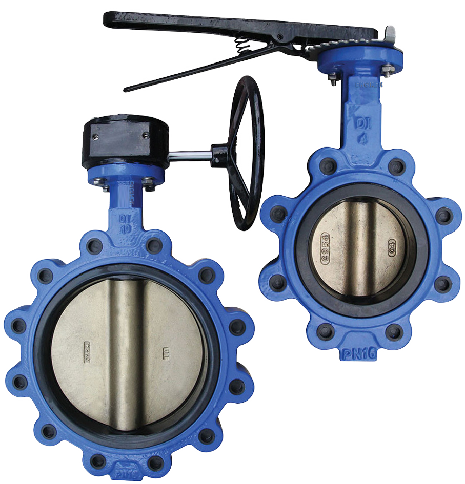 Lug Type Butterfly Valve - Color: Blue