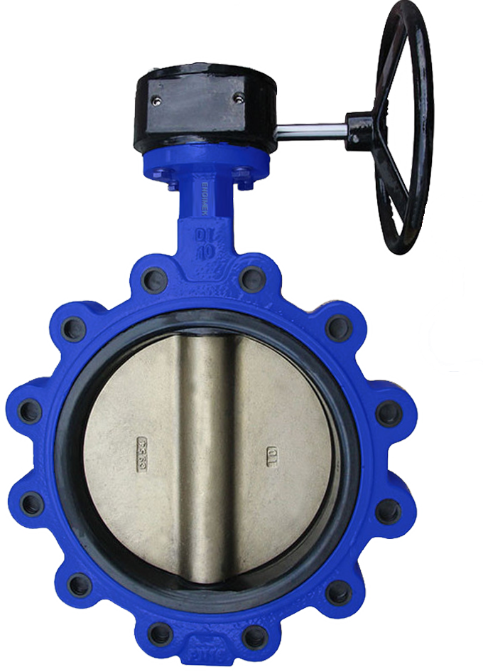 Lug Type Butterfly Valve - Color: Blue