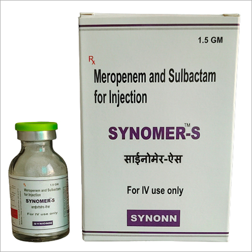 Meropenem 1Gm Sulbactum 500Mg Injection Recommended For: Human Being