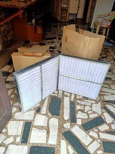 AHU Pre Filter - Galvanized Steel, Aluminum Anodized, SS304 | 20x12x6 to 24x24x6 Dimensions, High Dust Holding Capacity, Washable Microfiber Media