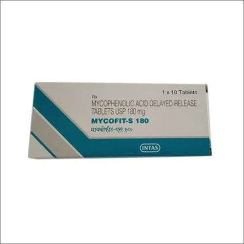 Mycofit S 180 Mg Tablets Recommended For: Transplant