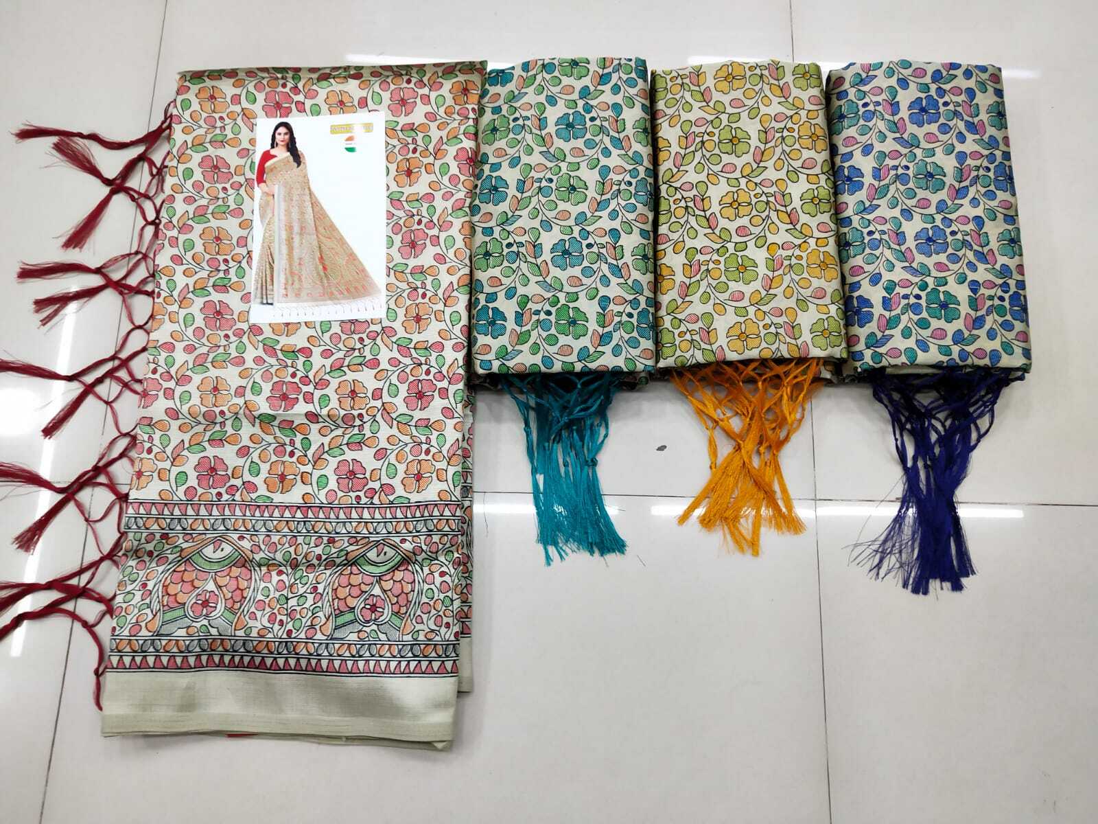 Lichi Silk Printed Saree