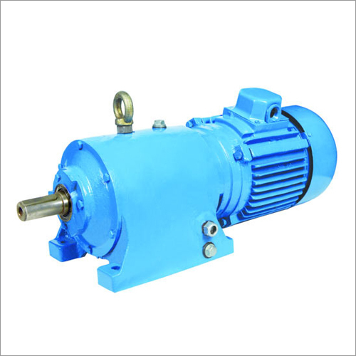 Blue Three Phase Helical Gear Motor