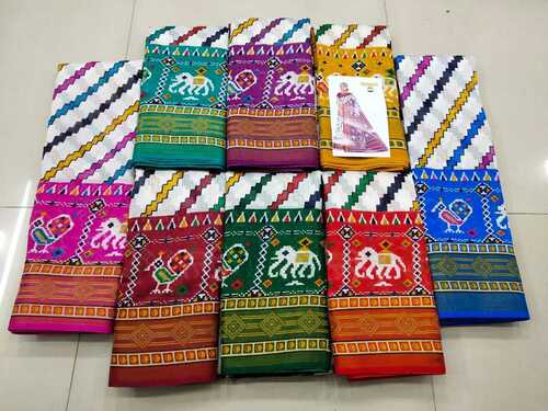 क्रिस्टल सिल्क प्रिंटेड साड़ी