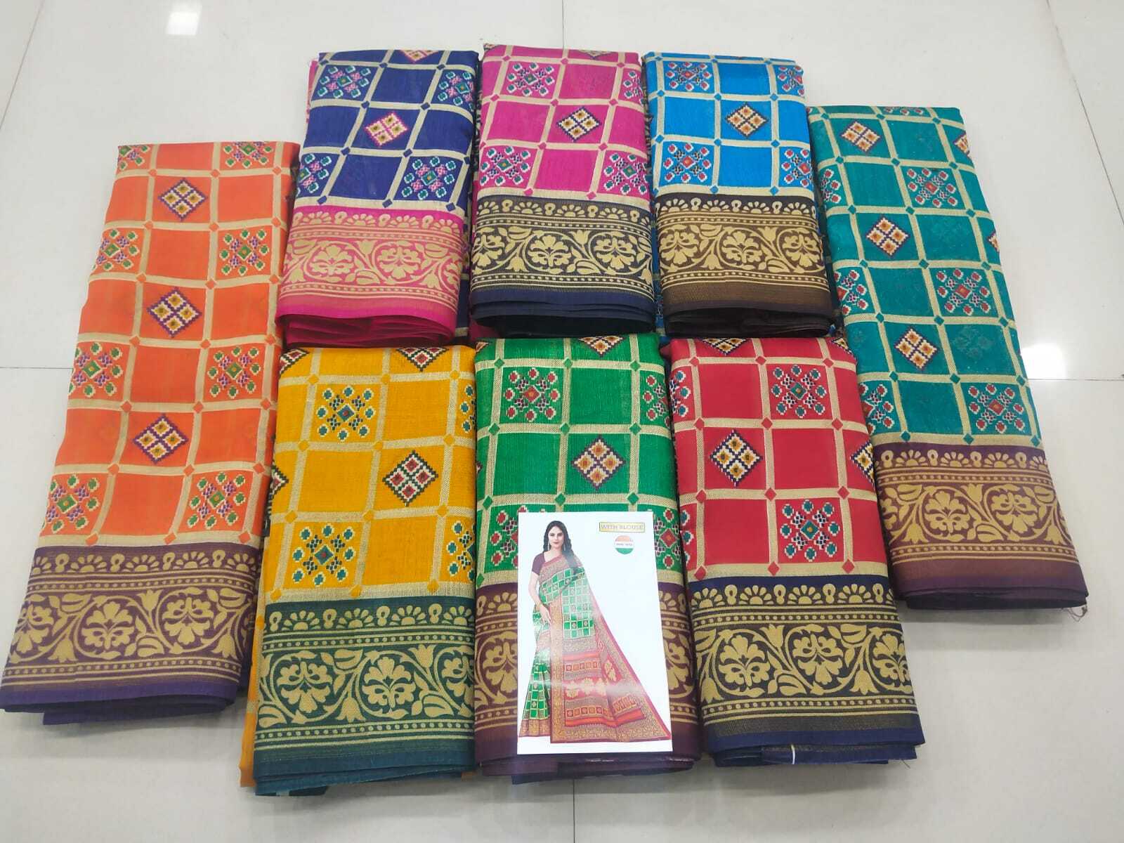 Crystal Silk Printed Saree