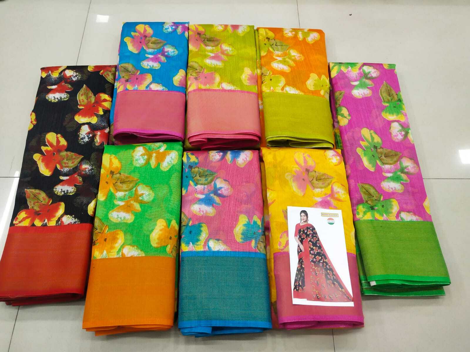 Crystal Silk Printed Saree