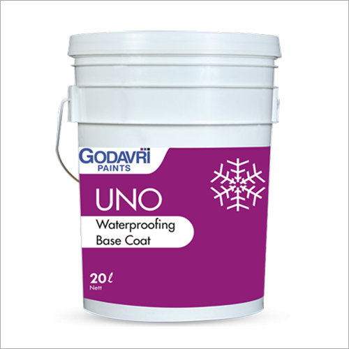 UNO Waterproofing Base Coat Paint - Liquid Form, Aqueous Solution | Seamless Film, Crack Bridging Up to 2mm, Low VOC, Fungicide & Algaecide Protection