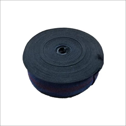 Blue Sofa Webbing Tape - Polyester, 2 Inch Width X 25 M Length, Striped Blue Pattern | Stretchable Design For Versatile Bag Applications