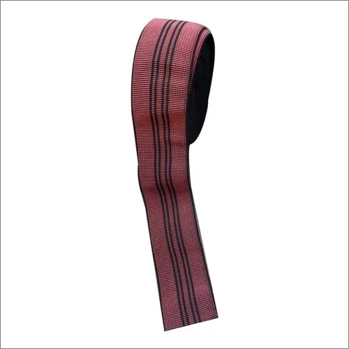 Red Sofa Webbing Tape - 65mm Width, 25m Length, Red Color, Striped Polyester Fabric | Enhance Sofa Strength, Flexibility & Durability