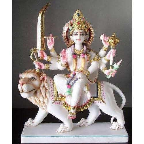 दुर्गा मूर्ति संगमरमर
