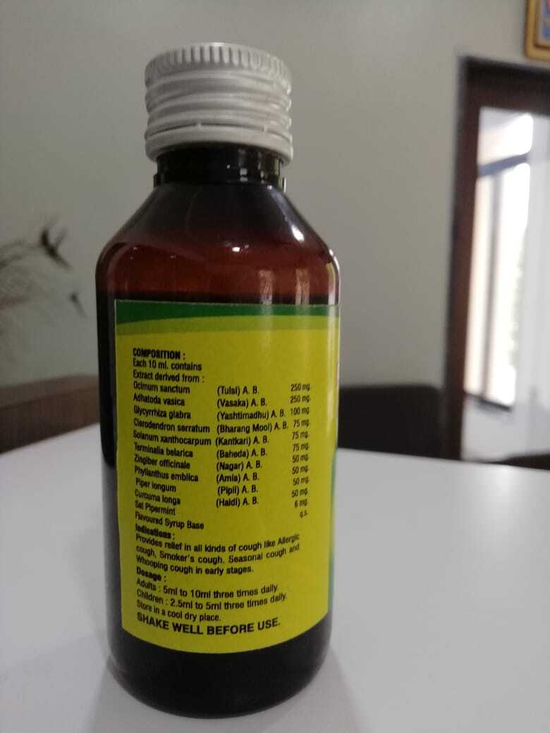 Lexicof Herbal Cough Syrup - Age Group: For Adults