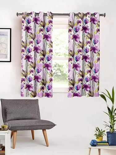 पॉलिएस्टर फ्लोरल कर्टन एप्लीकेशन: होम