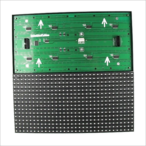 Black Silver P10 Smd White Led Module