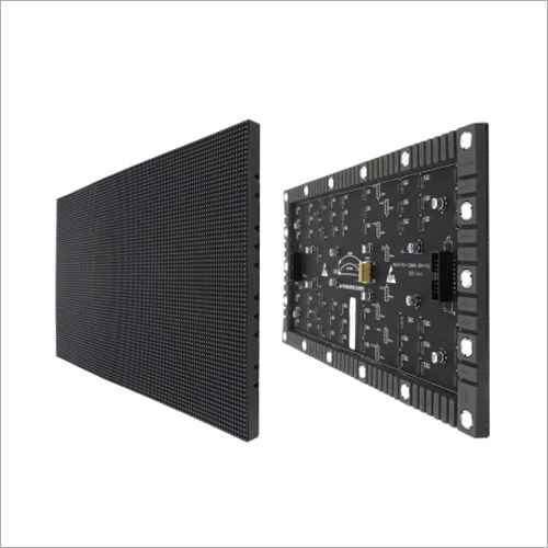 P2.5 Indoor LED Module - Plastic Material, Rectangle Shape, Cool Light Color | Black Silver Finish, High Power Factor