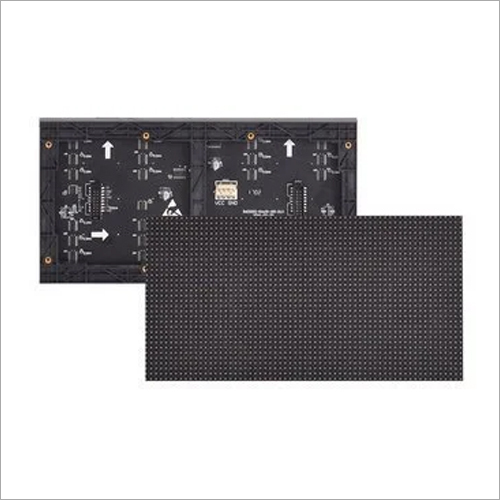 P4 Color Indoor LED Modules - Plastic Rectangular Design, Black Silver Finish, Cool Light Color, High Power Factor