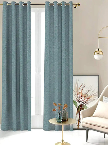 Solid Plain Curtains For Door Application: Home